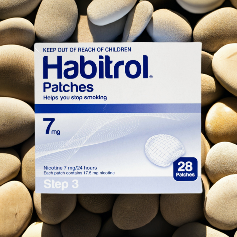 SHORT DATE SALE - STEP 3 Habitrol Transdermal 7mg Nicotine Patches (28 Patches) 07/2023
