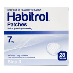 SHORT DATE SALE - STEP 3 Habitrol Transdermal 7mg Nicotine Patches (28 Patches) 02/2024
