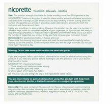 Nicorette Nicotine Gum 4mg Fresh Mint Flavor 210 Count