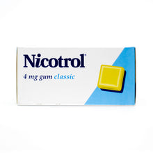 Nicotrol nicotine gum 4mg classic flavor 105 pieces left view