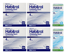 Habitrol nicotine gum 4mg mint flavor combo bundle 4 bulk 2 regular 1008 total pieces