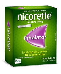Nicorette Inhalator 15mg, 20 Cartridges