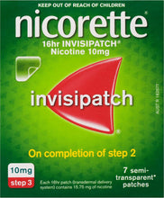 Nicorette Invisipatch Step 3, 10mg, 7 Patches