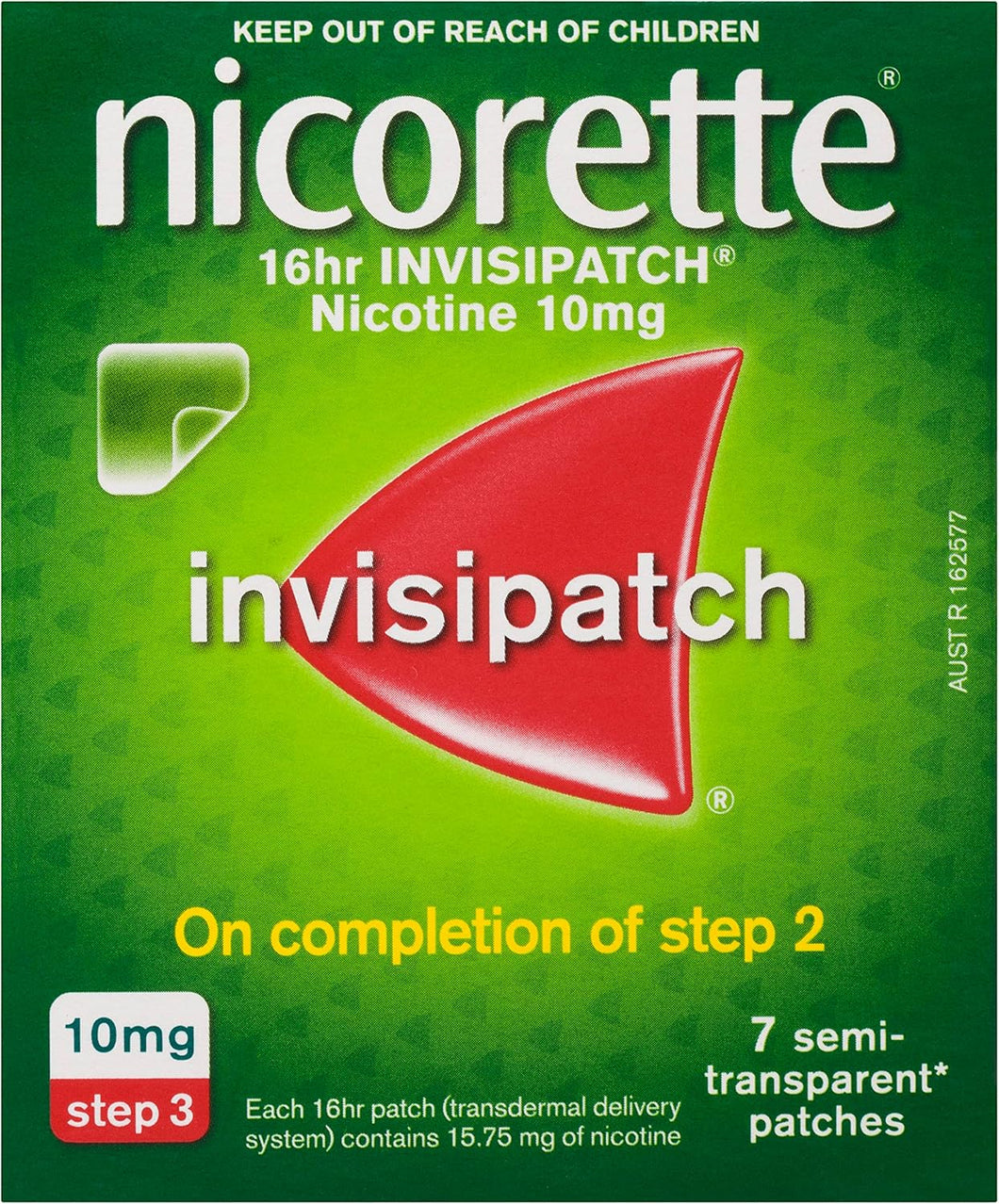 Nicorette Invisipatch Step 3, 10mg, 7 Patches