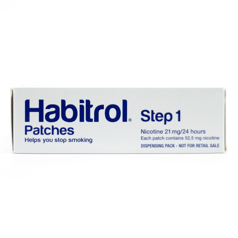 Step 1 Habitrol nicotine transdermal patches 28 pieces left side