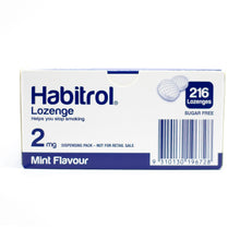 Habitrol nicotine lozenge 2mg mint flavor 216 pieces back view