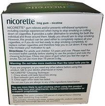 Nicorette Nicotine Gum 4mg Original Flavor 210 Count